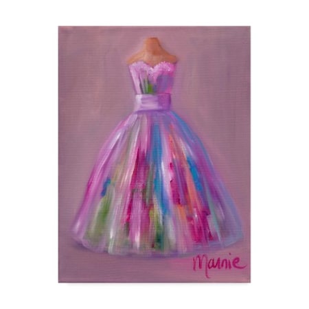 Marnie Bourque 'Waiting To Be Worn Pinkblue' Canvas Art,14x19
